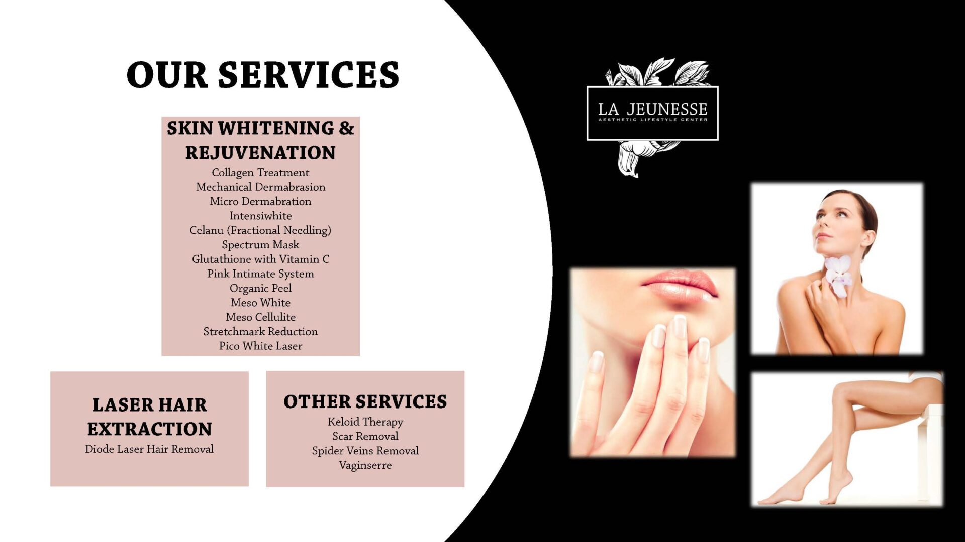 La Jeunesse Aesthetic lifestyle Center Specialization the Health