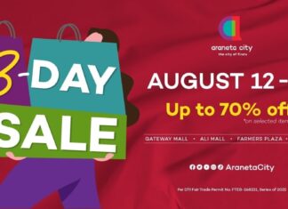 Beat the rainy-day blues with Araneta Cityās 3-Day Sale happening this August 12-14