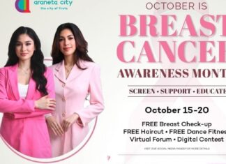 Araneta City promotes breast cancer awareness
