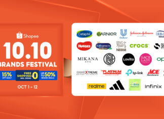 Shopee announces biggest brands sale of the year with the 10.10 Brands Festival