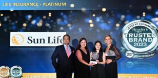 Sun Life Holds Trusted Brand Title for 14 Years in Row