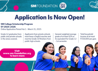 SM Foundation opens 2025 College Scholarship Application