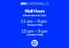 SM SUPERMALLS ANNOUNCES NEW NATIONWIDE MALL HOURS STARTING MARCH 30